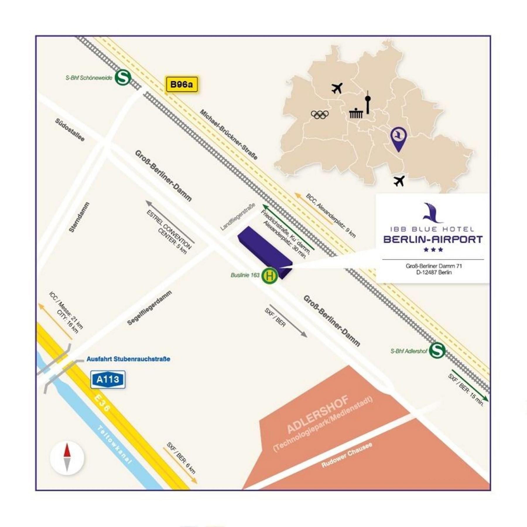 B&B Hotel Berlin-Adlershof Esterno foto